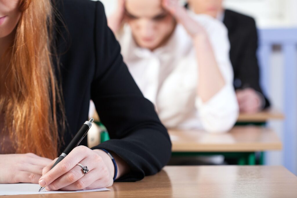 Stress dans l'examen
