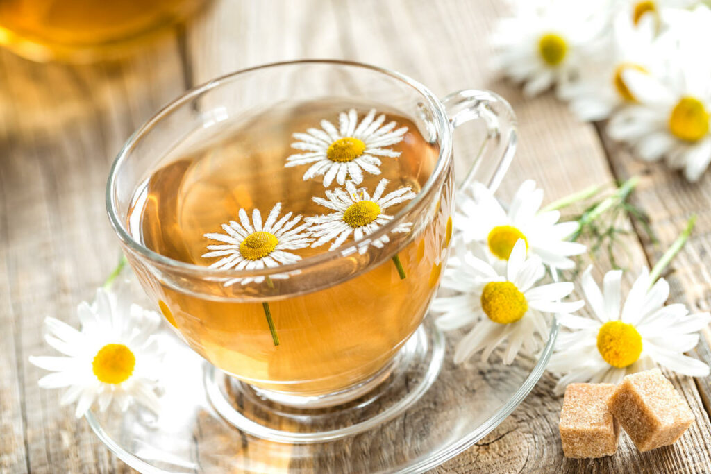Soins de la peau Tisane de  camomille
