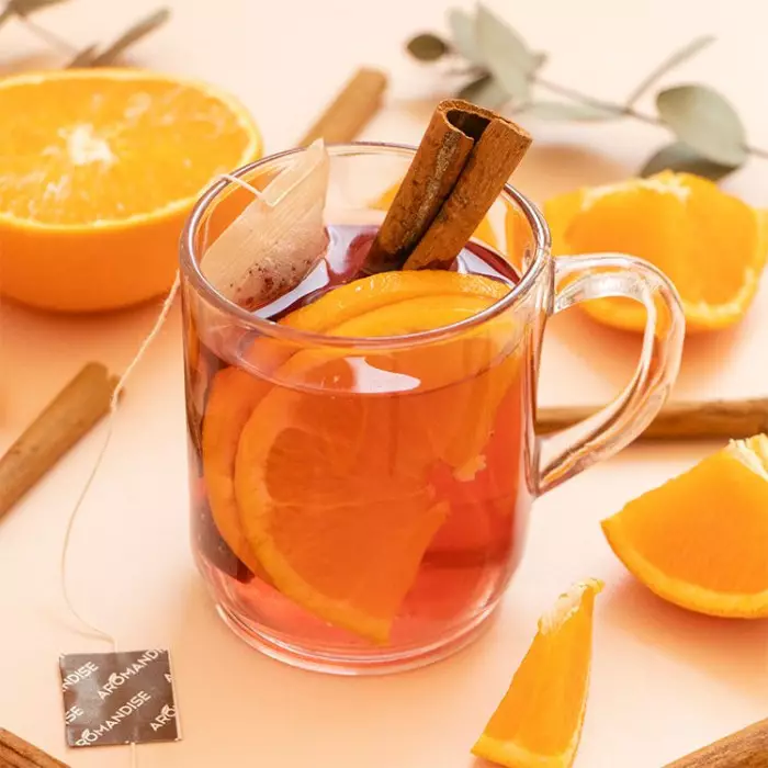 Infusion orange, cannelle et clou de girofle